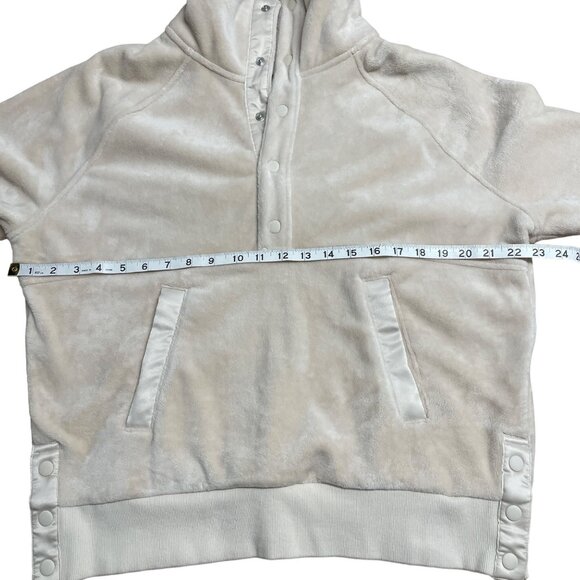 ATHLETA RECOVER COZY SNAP FRONT SWEATSHIRT CHANTILLY CREAM WOMENS M PULLOVER - Picture 10 of 11